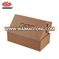 Wholesale Kraft Paper Custom Logo Luxury Rigid Cardboard Paper Packaging Gift Corrugated Shoe Box