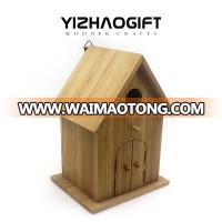 2018 Wholesale Wooden bird nest,decorative wooden carved bird cage