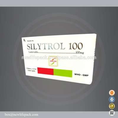 Box design printed pharmacy Silytrol 100