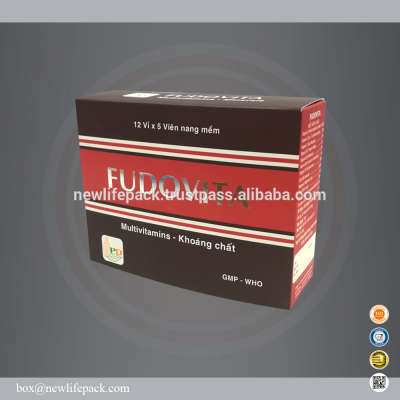 Box design printed pharmacy Fudovita Multivitamins