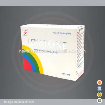 Box design printed pharmacy Lekatone multivitamin