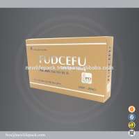 Box design printed pharmacy Fudcefu cefuroxime 500mg